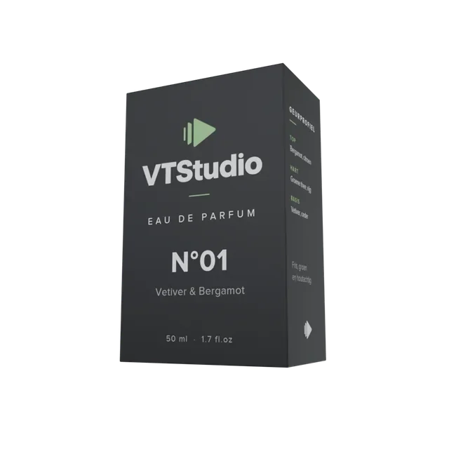 Zwarte parfumdoos van VTStudio, N°01